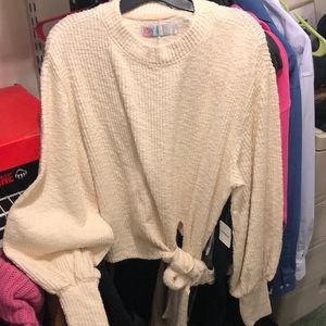 Free People wrap around sweater